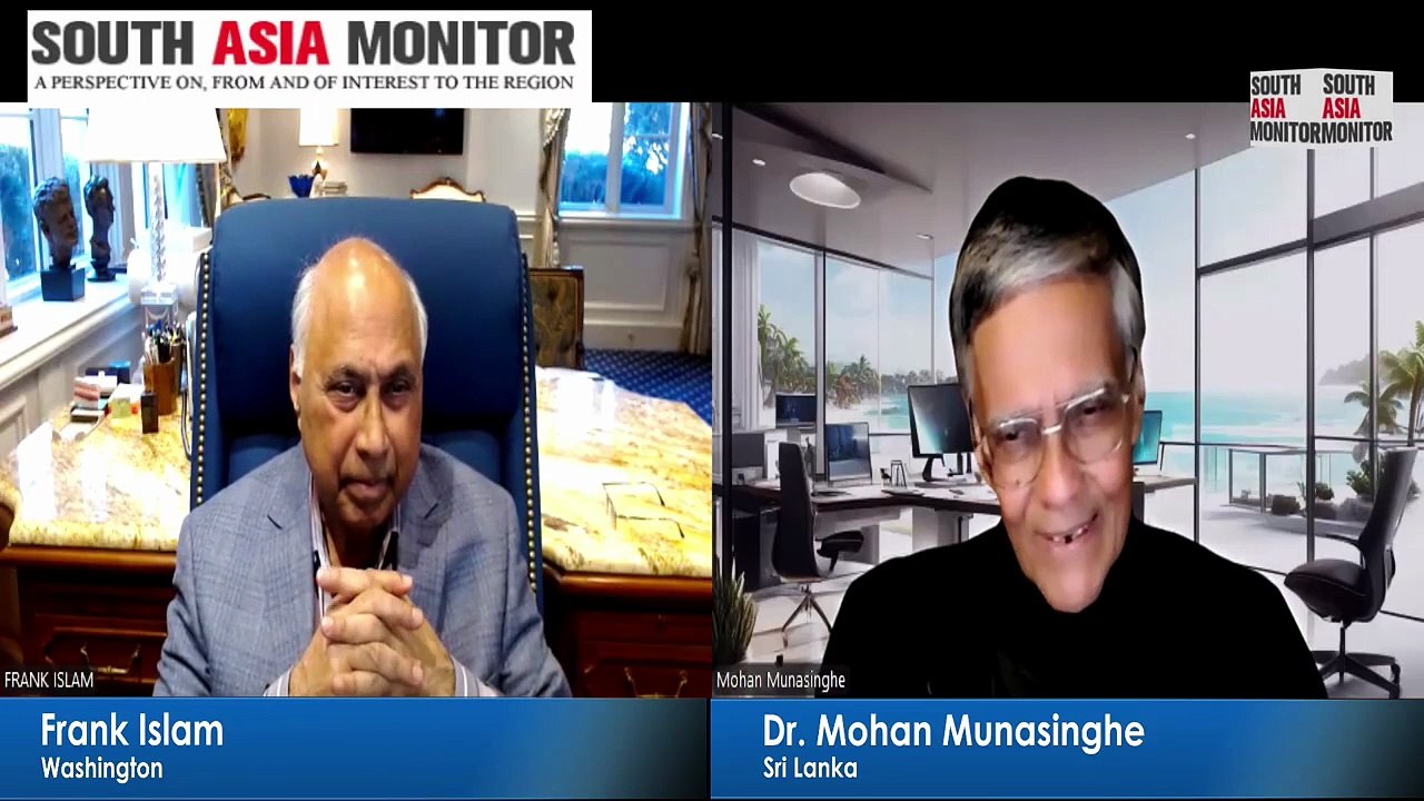 Frank Islam speaks with Prof Mohan Munasinghe, Sri Lanka's pre-eminent voice on sustainable development, climate change, energy and environment | Washington Calling