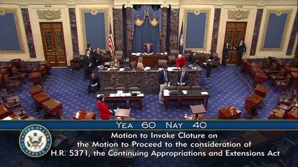 셧다운 종료' 예산안 미 상원 통과...이르면 12일 하원 표결 / YTN