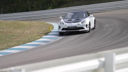 Alpine A110 R Ultime in Glacier White Driving Video
