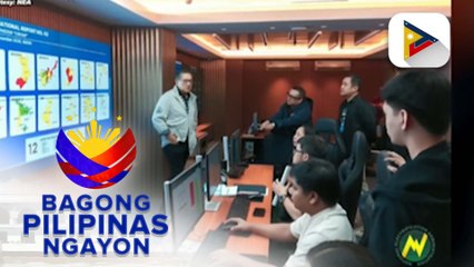 Panayam kay OIC-NEA Disaster Risk Reduction and Management, Engr. Eric Campoto ukol sa lagay ng supply ng kuryente sa mga tinamaan ng Bagyong #UwanPH