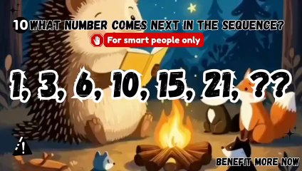 What number comes next in the sequence? (P.6) 🔢