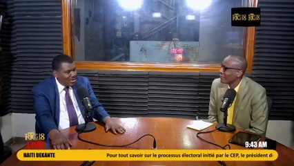 DEKANTE10 NOVEMBRE 2025 | Jacques DESROSIERS, Président du Conseil Electoral Provisoire (CEP)