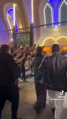 جعفر العمدة في عزاء والد محمد رمضان