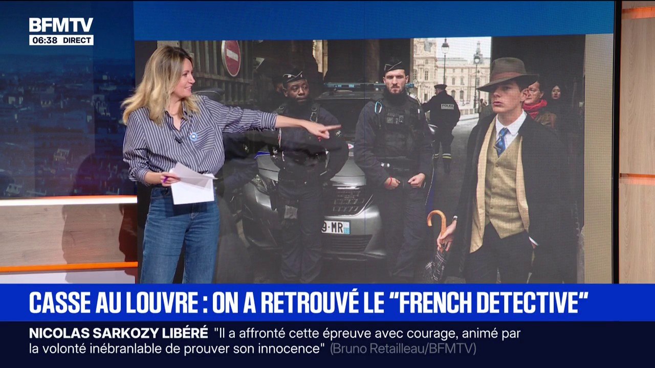 Cambriolage au Louvre: surnommé le "french detective" sur les réseaux sociaux, la photographie de Pedros Elias a fait le tour du monde