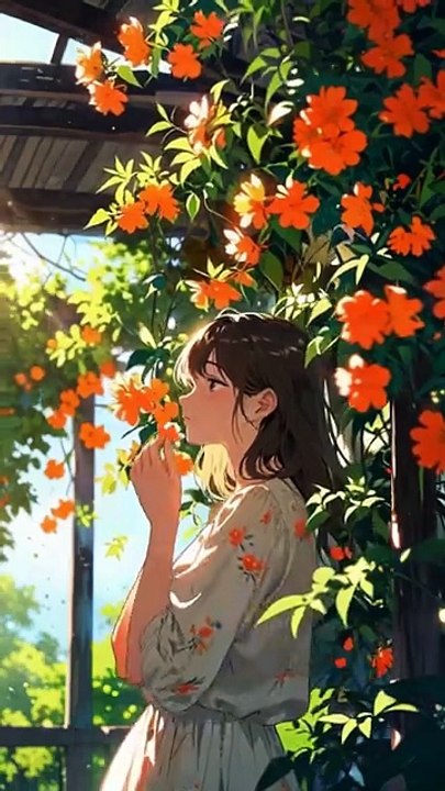 Sunlit Summer Garden