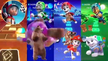 Jets Paw Patrol - Chase  Rocky  Rubble  Marshall.  Who ls Best-