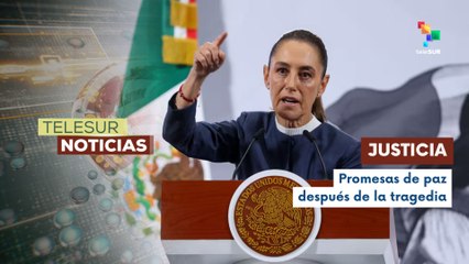 Pdta. de México aseguró que llevará justicia tras asesinato del alcalde de Uruapan