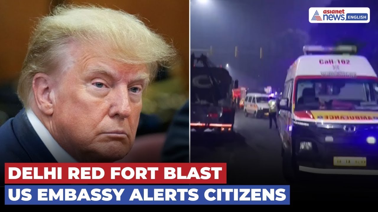 US Embassy Issues Security Alert After Delhi Blast | Citizens Urged to Stay Vigilant