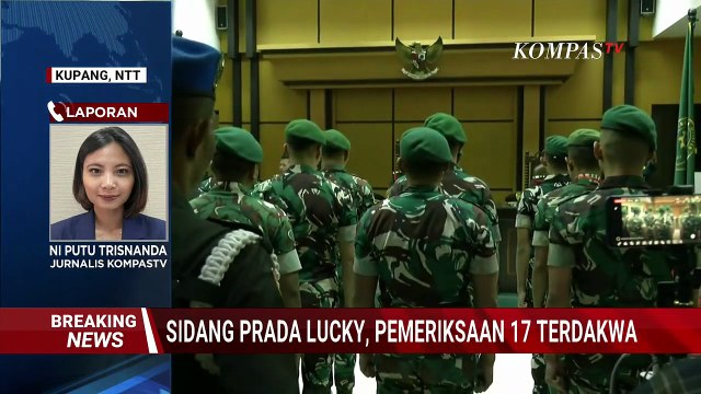 BREAKING NEWS! Sidang Lanjutan Kasus Kematian Prada Lucky, Hadirkan Saksi Letda Inf. Luqman Hakim