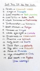 Eat this when you are sick