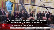Donald Trump'tan Şara'ya övgüler: Çok sağlam bir adam
