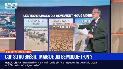 ÉDITO - COP30 au Brésil: les grandes puissances mondiales "n'ont pas eu le courage politique" de se fixer des objectifs en faveur de l'action climatique