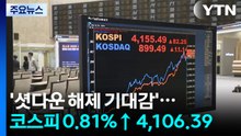 '셧다운 해제 기대감'...코스피 0.81% 오른 4,106.39 마감 / YTN