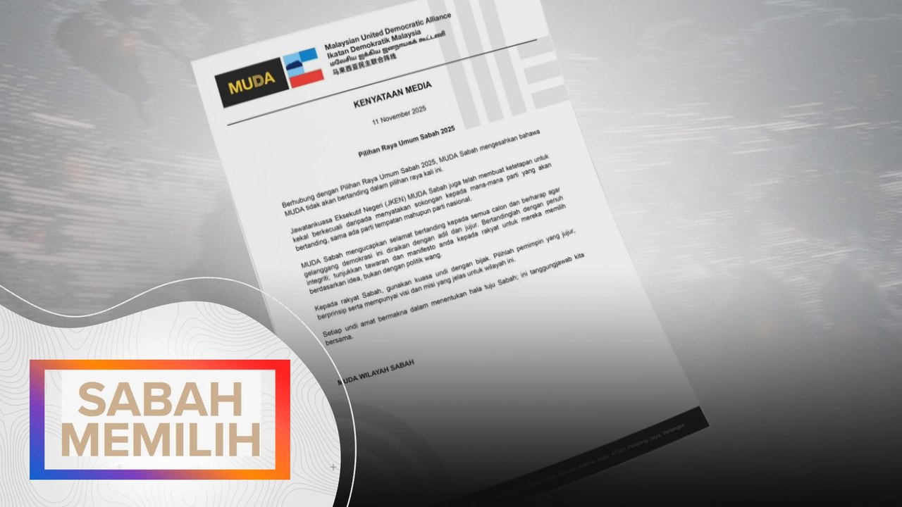 MUDA sahkan tidak bertanding, kekal pendirian berkecuali