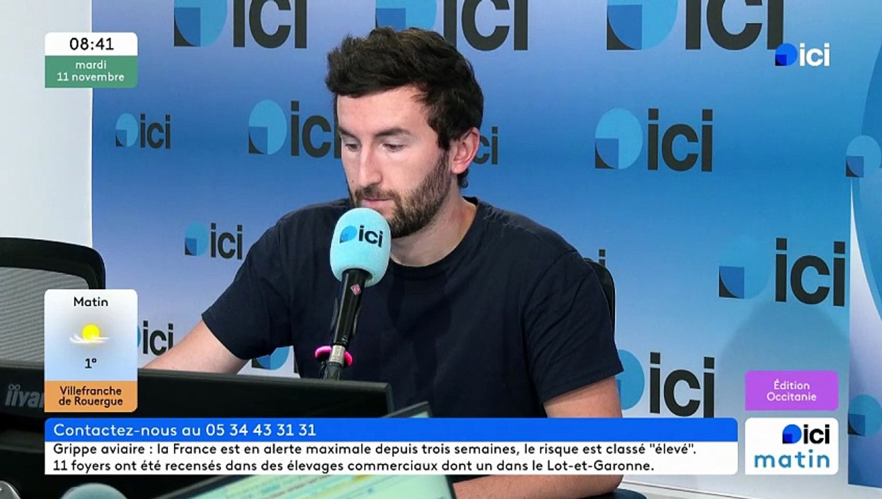 11/11/2025 - ici matin par ici Occitanie en vidéo