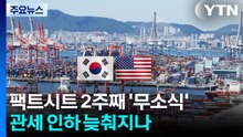 팩트시트 2주째 '무소식'...관세 인하 늦춰지나 / YTN