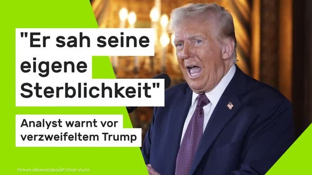 Donald Trump: Er sah seine eigene Sterblichkeit - Analyst warnt vor verzweifeltem Trump