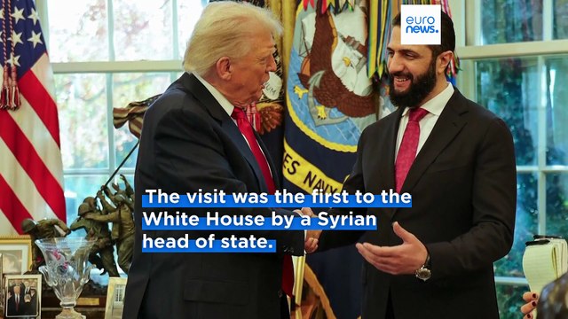 Trump vows to support Syrian leadership after White House meeting with President al-Sharaa
