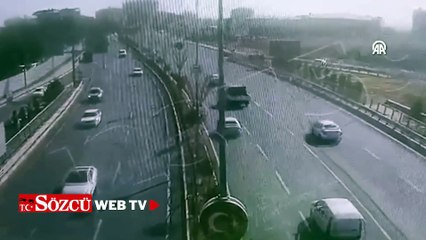 Şanlıurfa’da 2 kişinin öldüğü zincirleme kazanın görüntüleri ortaya çıktı