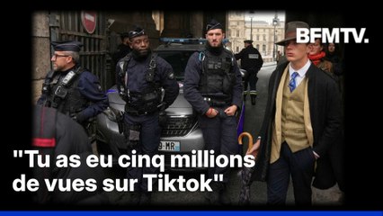 Cet adolescent est surnommé "French detective" sur les réseaux sociaux après une photo prise devant le Louvre juste après le cambriolage