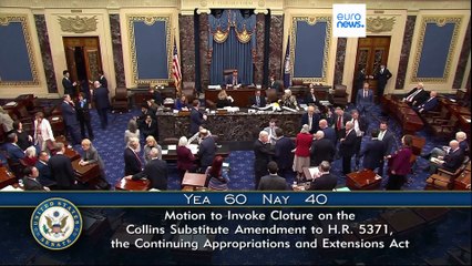 Aux États-Unis, le Sénat vote le texte devant mettre fin au shutdown