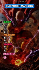 Ultimate One Punch Man Quiz!