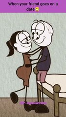 When your friend goes on a date😂