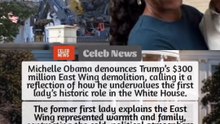 Michelle Obama Calls East Wing Demolition a Symbol of Trump’s Disrespect #news #trump #obama