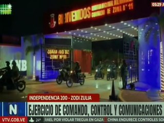 ZODI Zulia ejecuta el ejercicio Independencia 200 para garantizar la defensa territorial