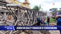 Jembatan Bailey di Sonokembang Mulai Dibangun, Warga Berharap Kondisi Kembali Normal