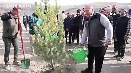 Nevşehir'de geleceğe nefes: 18 bin 500 fidan toprakla buluşturuldu