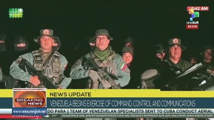 Breaking News: Venezuela begins exercise command control to ensure integral defense of the country