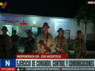 ZODI Anzoátegui inicia el ejercicio Independencia 200 para garantizar la defensa aérea y territorial