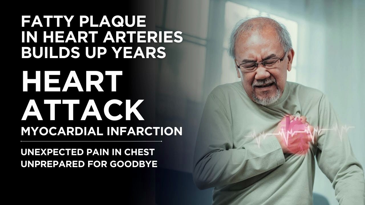 HEART ATTACK! FATTY PLAQUE IN ARTERIES BUILDS UP YEARS ?