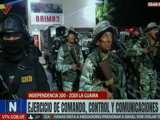 ZODI La Guaira activa el ejercicio Independencia 200 para garantizar la estabilidad territorial