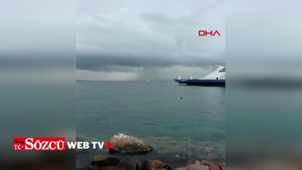 Çanakkale'deki hortum kamerada