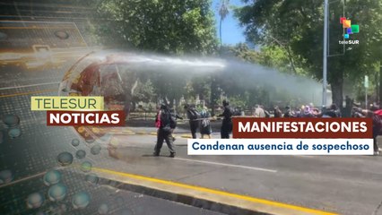 Autoridades chilenas reprimen manifestación por desaparición de la dirigente mapuche