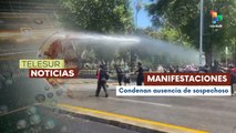 Autoridades chilenas reprimen manifestación por desaparición de la dirigente mapuche