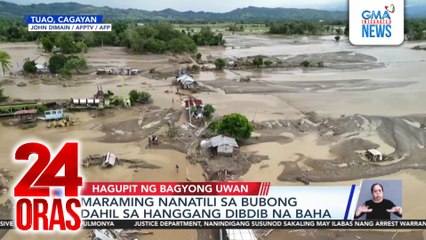 Naglalakihang trosong inanod ng Chico River, sumira sa maraming bahay | 24 Oras