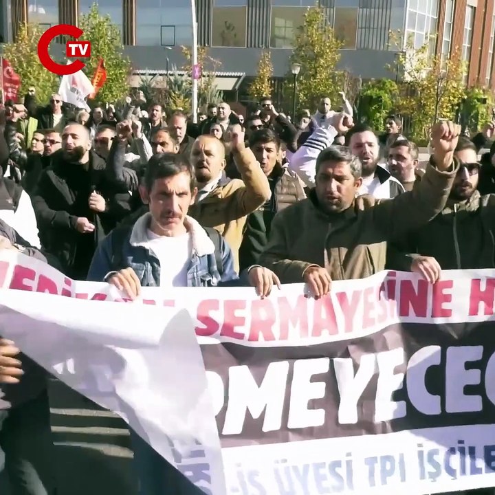 TPI işçileri, ABD'nin Ankara Büyükelçiliği'ne yürüdü Buraya Türkiye işçi sınıfının onurunu savunmaya geldik