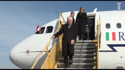 Mattarella arrivato a Vienna per visita al Polo Onu
