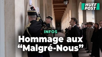 Les « Malgré-Nous » honorés par Emmanuel Macron aux Invalides en préambule des cérémonies du 11-Novembre
