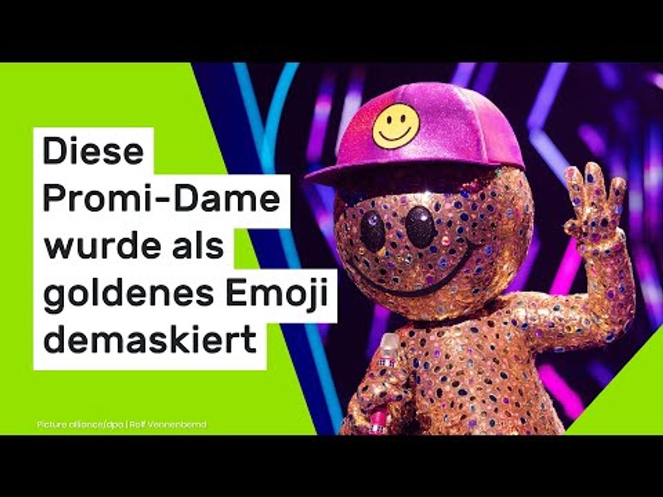 Smiley bei 'The Masked Singer' 2025: Diese Promi-Dame wurde als goldenes Emoji demaskiert