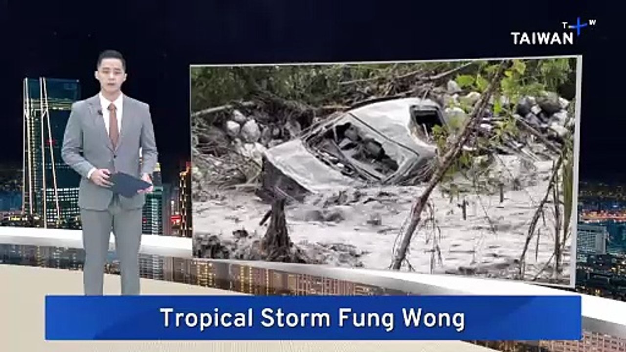 Eastern Taiwan Town Floods as Tropical Storm Fung Wong Approaches