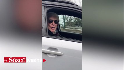 Kemal Sunal'ın eşi Gül Sunal trafikte İzzet Günay'a denk geldi