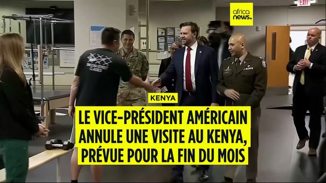 Kenya : le vice)président US annule une visite prévue à la fin du mois