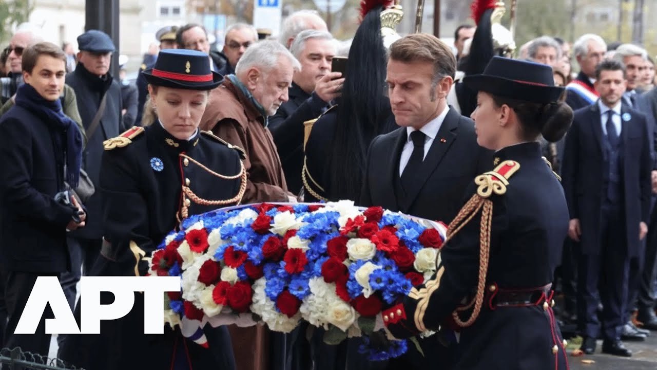 President Macron Pays Tribute to War Heroes in Paris | Ceremony at Arc de Triomphe 2025| APT