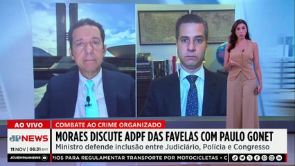 Moraes, Gonet e Motta debatem combate ao crime organizado; Beraldo e Trindade comentam