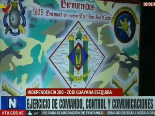 ZODI Guayana Esequiba despliega el Plan Independencia 200 para asegurar la estabilidad territorial