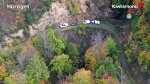 Kastamonu’da Osman’ın cansız bedenine ulaşılan alan böyle görüntülendi